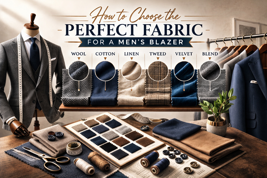 How to Choose the Perfect Fabric for a Men’s Blazer