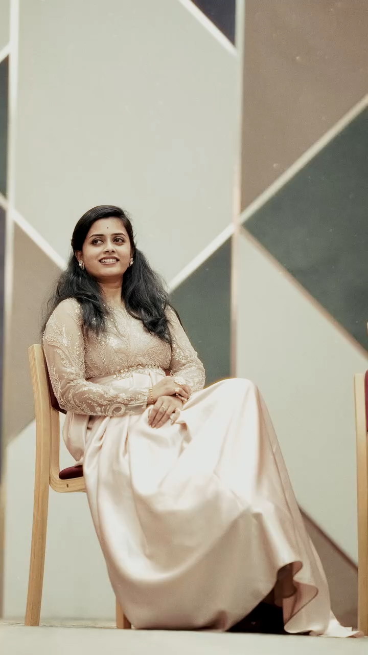 Designer Gown with Embroidery
