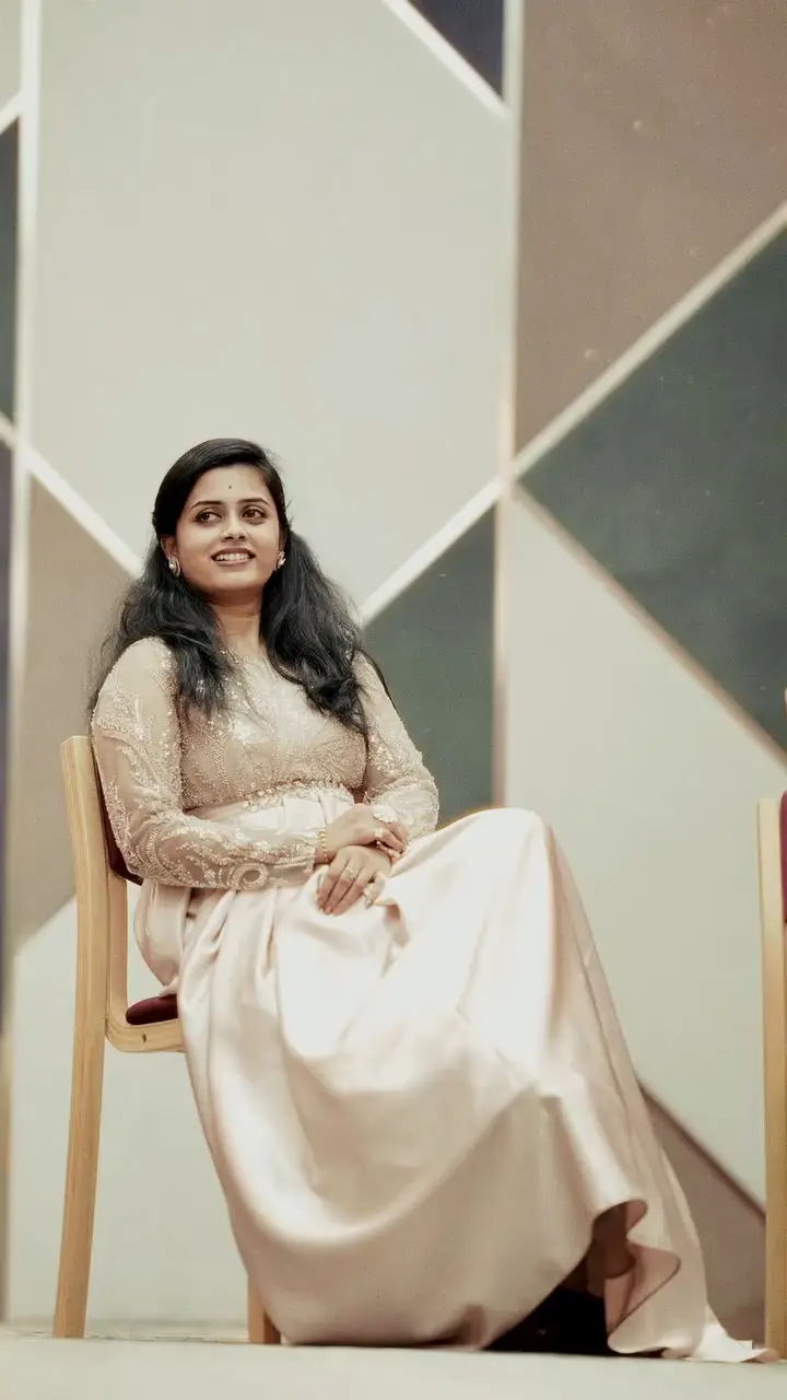 Designer Gown with Embroidery