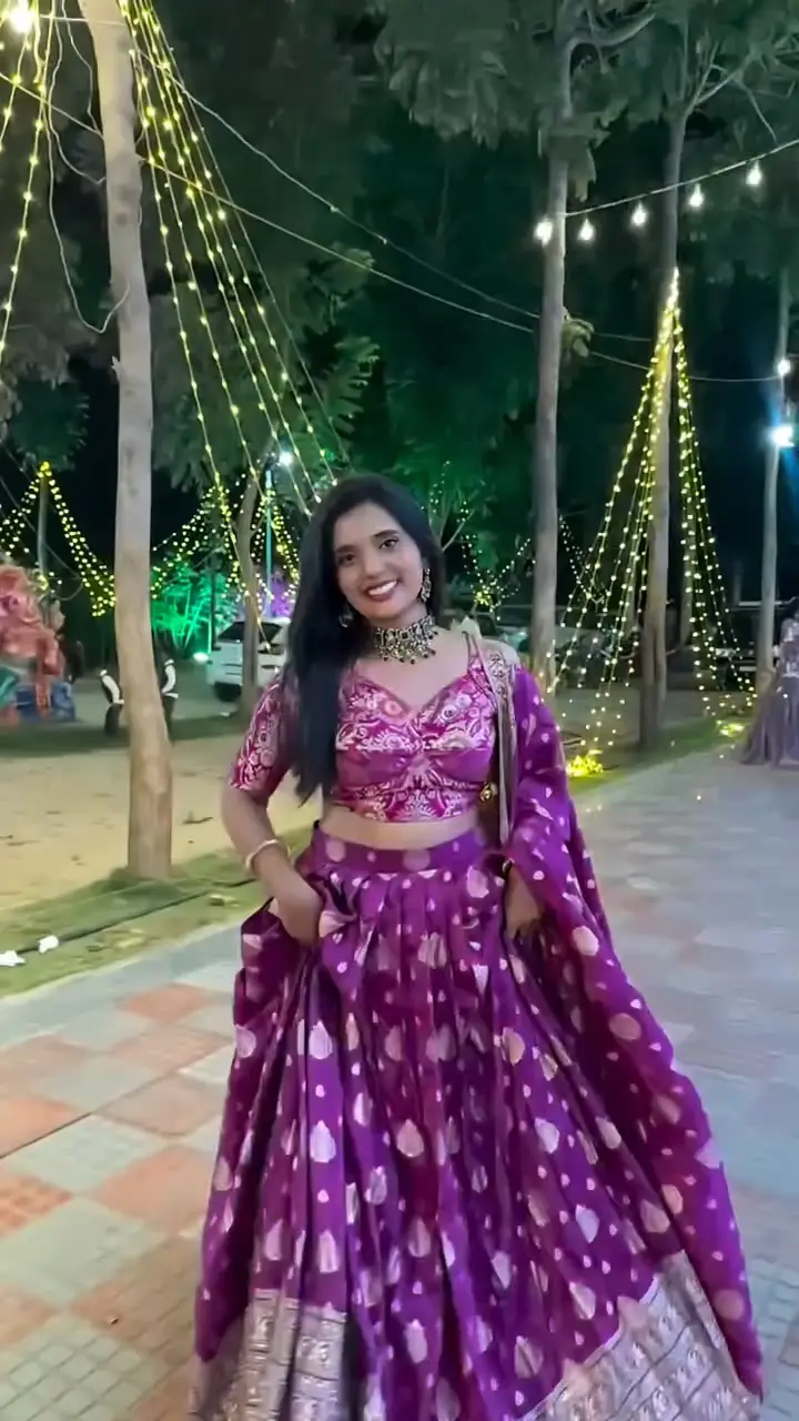 Lehenga with a Pure Brocade Blouse